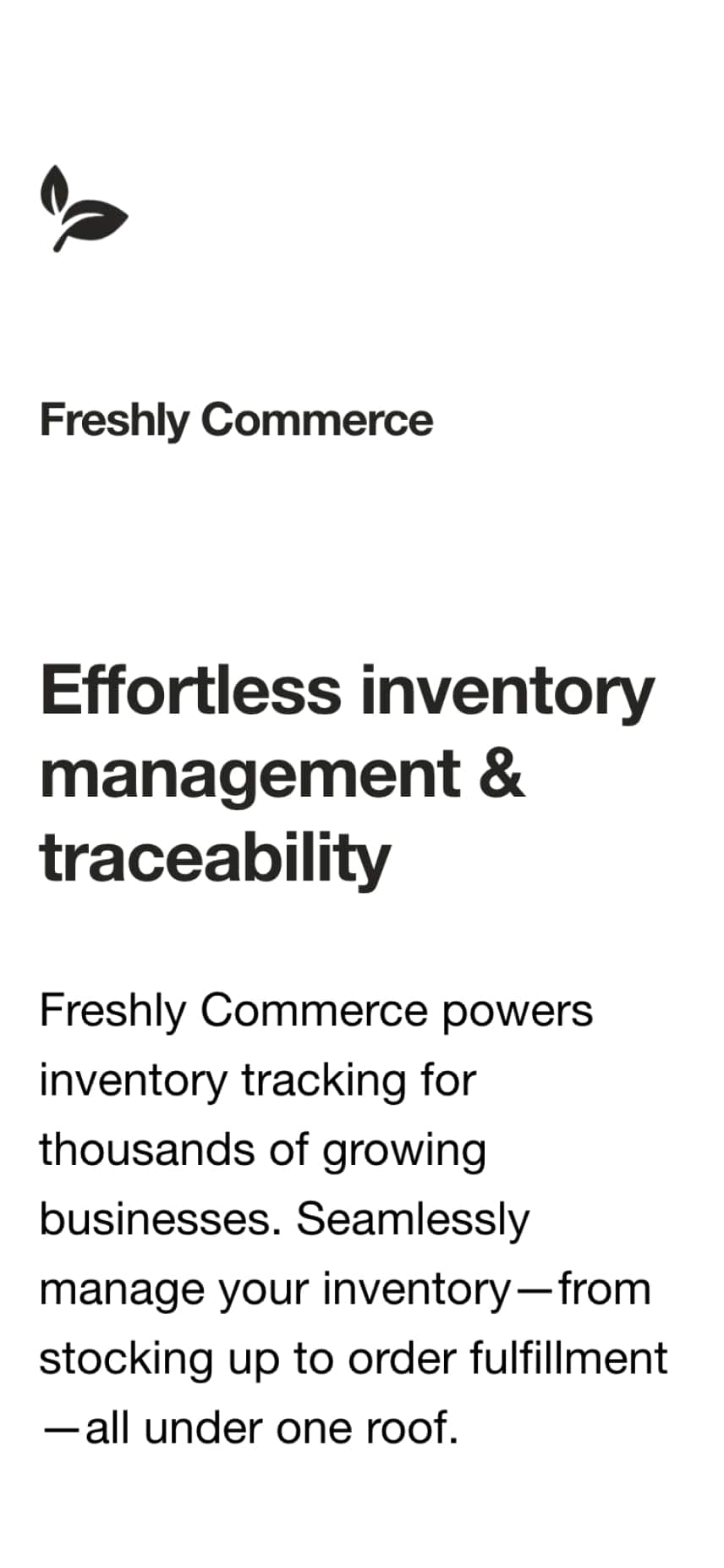 Freshly Commerce